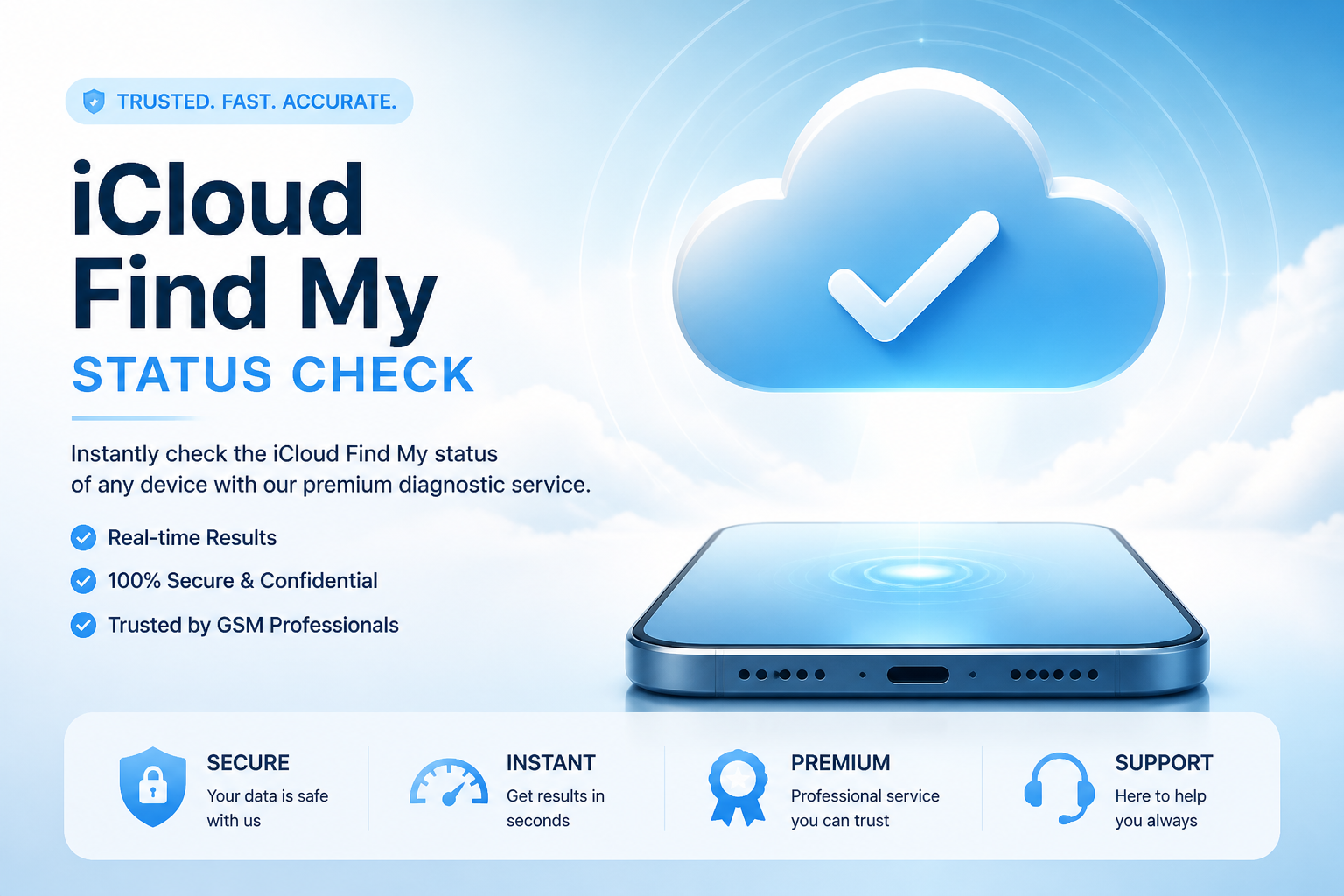 iCloud Clean / FMI Check