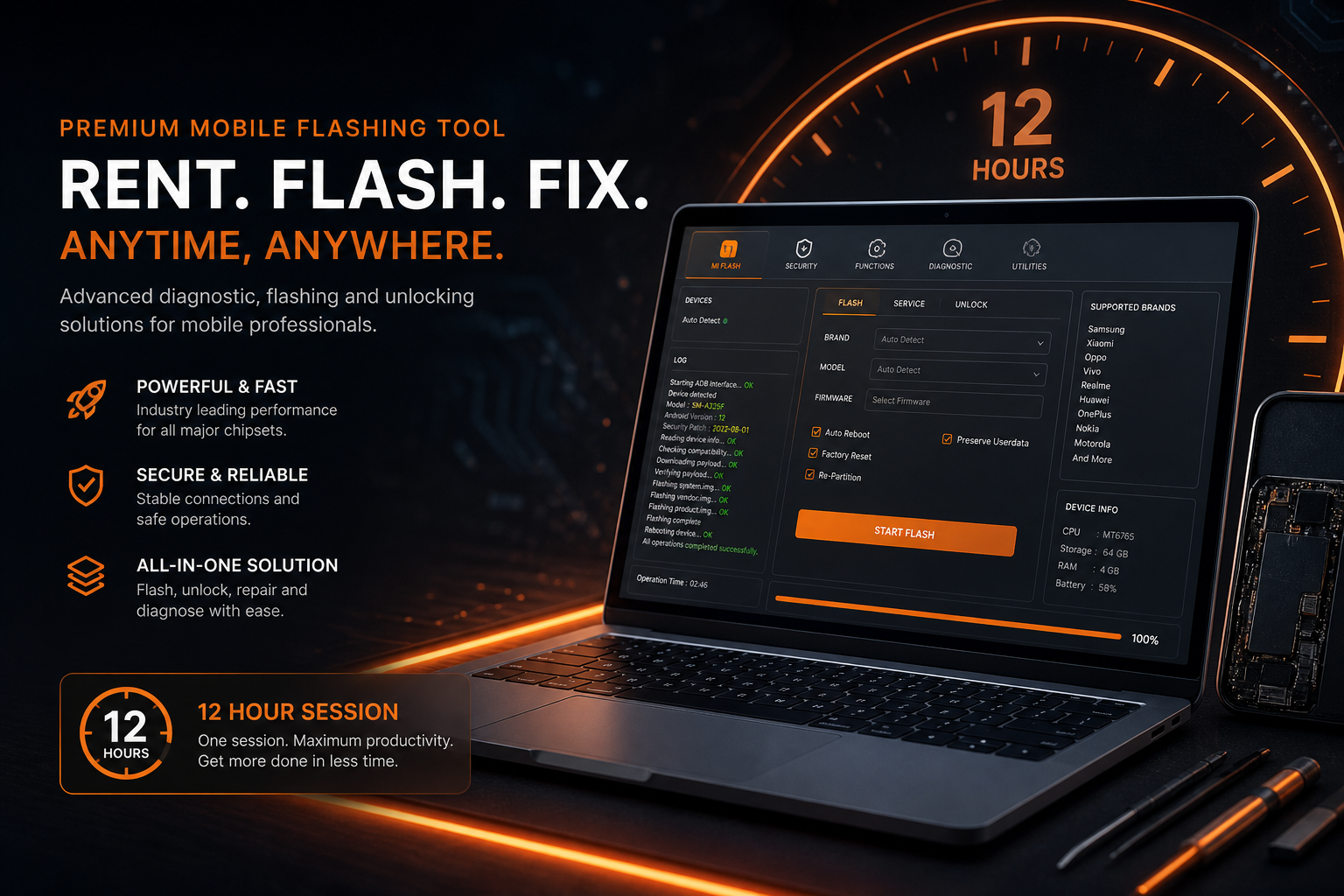 DFT Pro Tool Rent — 12 Hours