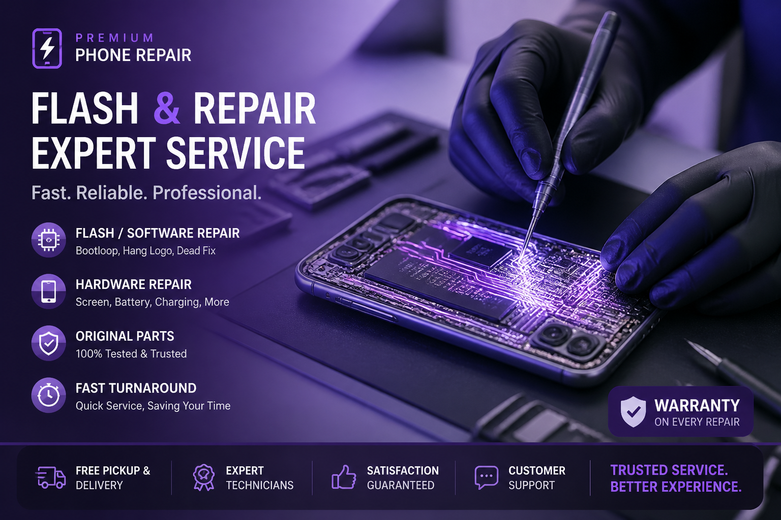 Custom Flash / Repair Service