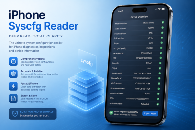 iPhone Syscfg Reader